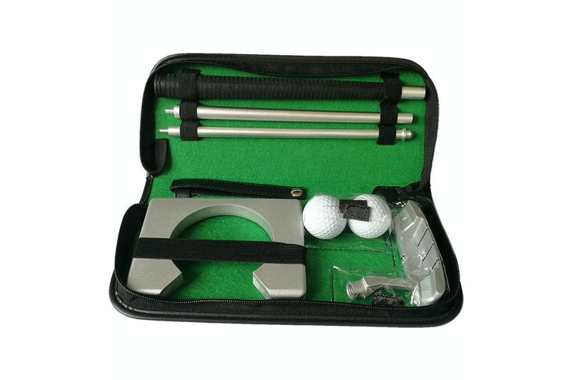 Golf Zipper Pack Indoor Training Putter Set