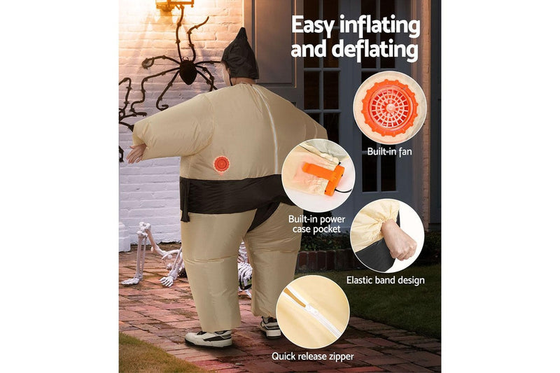 Inflatable Costume Sumo Halloween Cosplay Suit