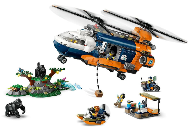 LEGO City: Jungle Explorer Helicopter at Base Camp - (60437)