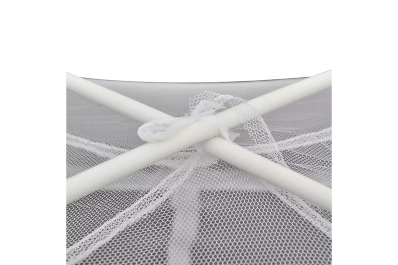 Mongolia Net Mosquito Net 2 Doors 200 x 120 x 130 Cm White