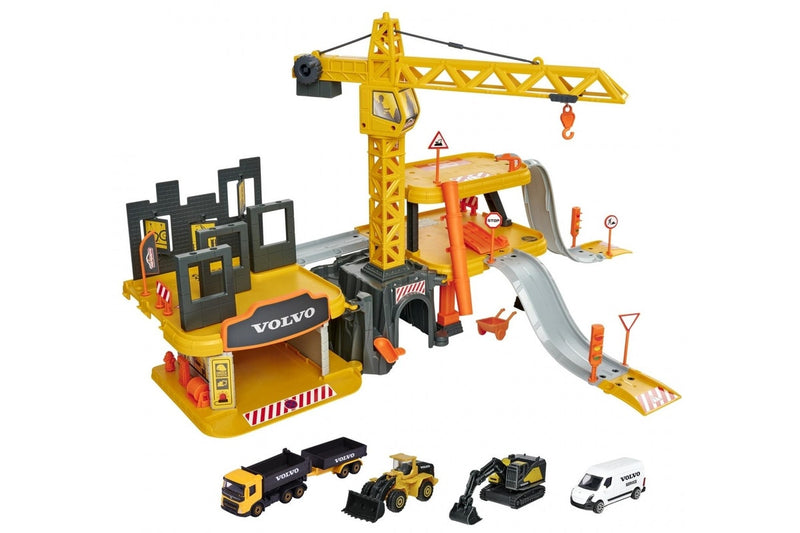 Majorette: Volvo Construction Playset