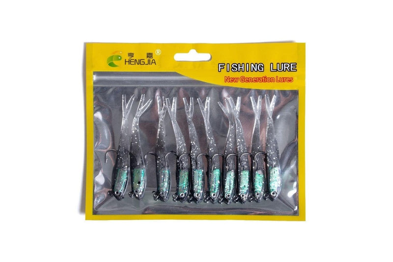 10 Piece 7cm 5g Fork Tail Luya Bait For Sea Fishing