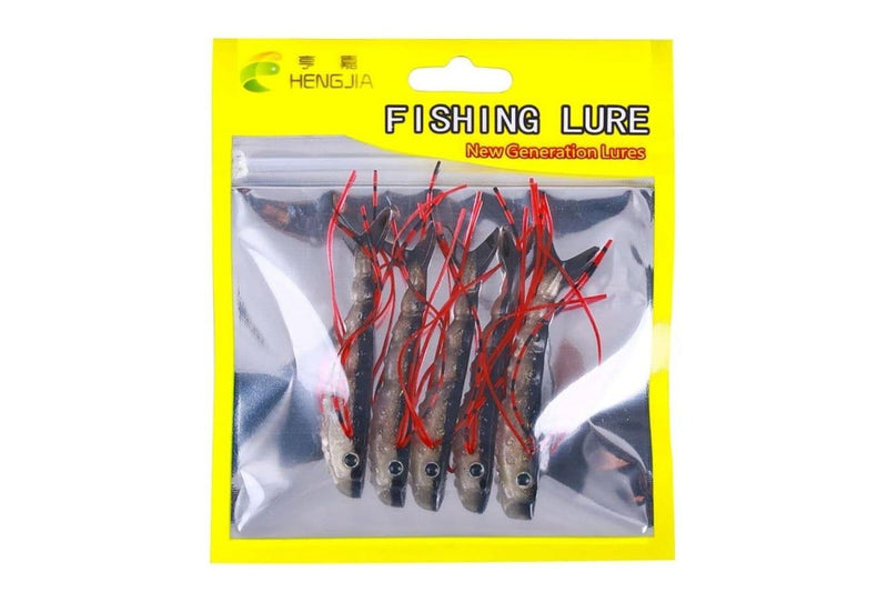 5 Piece 6.6cm Hengjia So175 Split Fork Soft Bait Salmon Lures