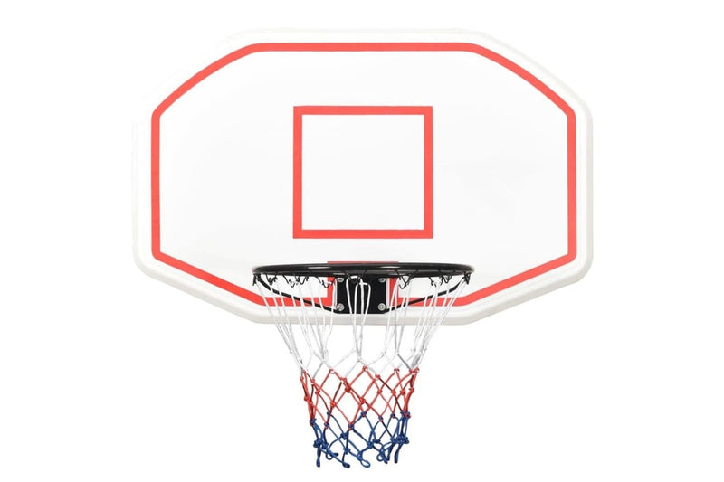 Basketball Backboard White 109x71x3 Cm Polyethene Ktllx