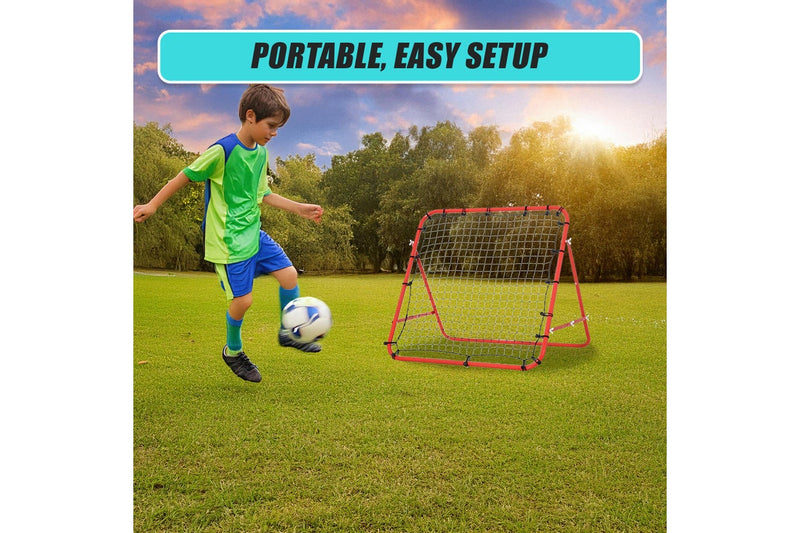 Soccer Rebound Net Sports Trainer Rebounder Football Game Practice Training Goal