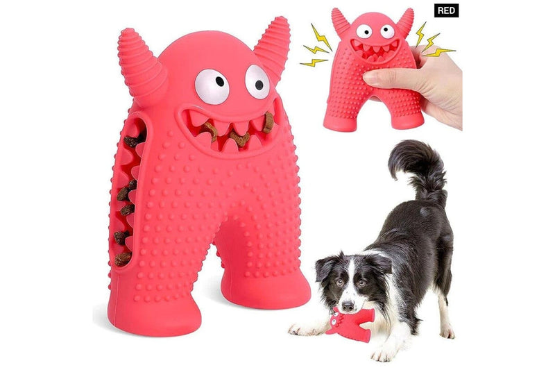 Tough Squeaky Dog Toy Natural Rubber