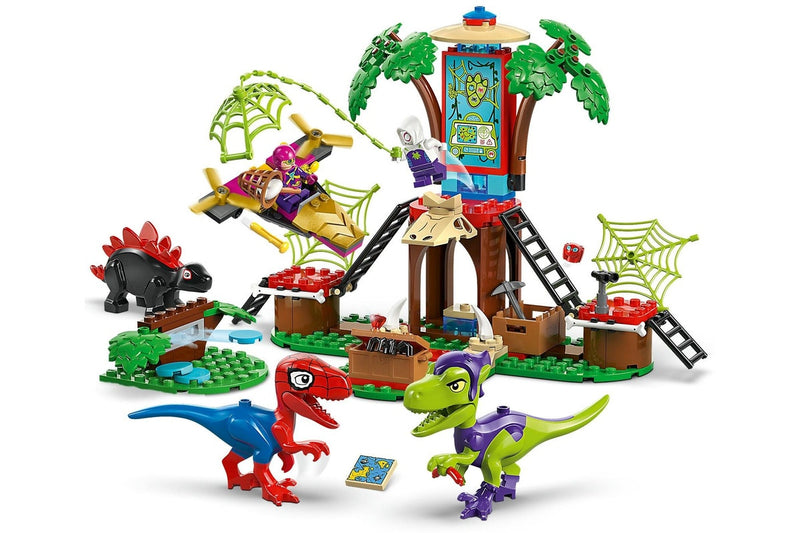 LEGO Marvel: Spidey and Gobby's Raptor Battle at Tree House HQ - (11200)