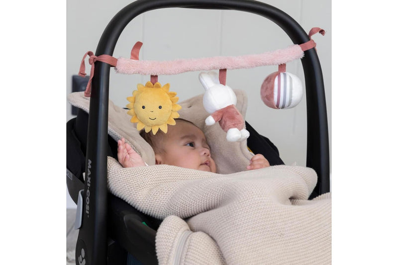 Miffy: Fluffy Car Seat Toy - Pink