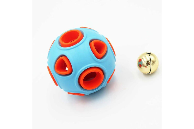 Durable Giggle Bounce Food Dispenser Teeth Cleaning Chew Rubber Ball For Dogs