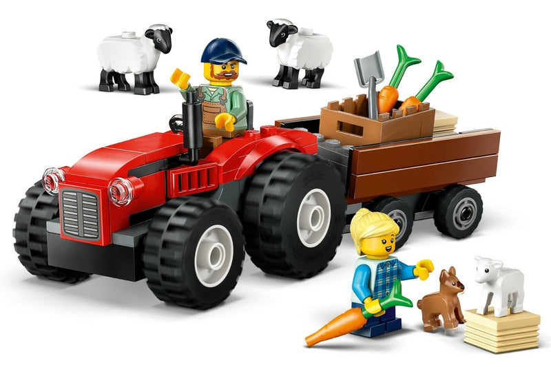 LEGO City: Red Farm Tractor with Trailer & Sheep - (60461)