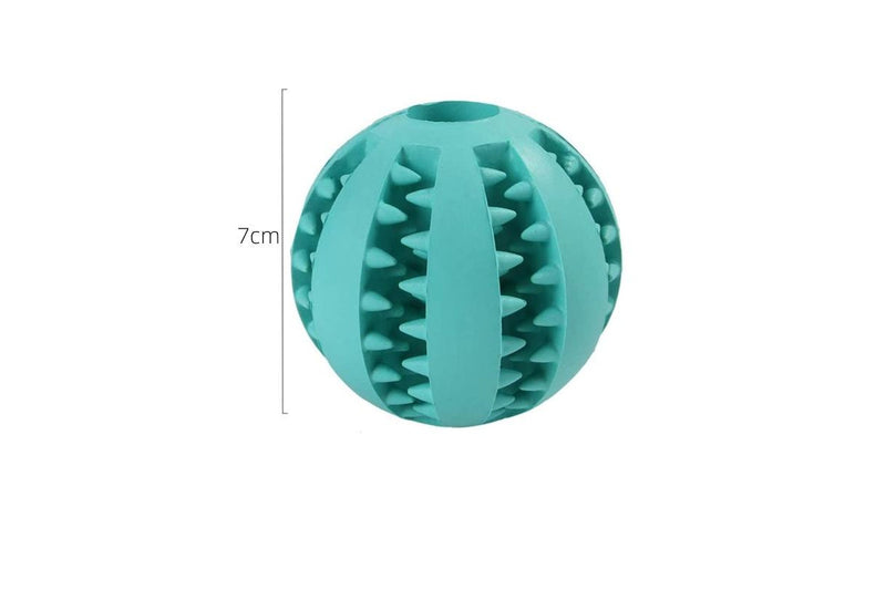 Pet Treat Dispenser Ball - Blue (7cm)