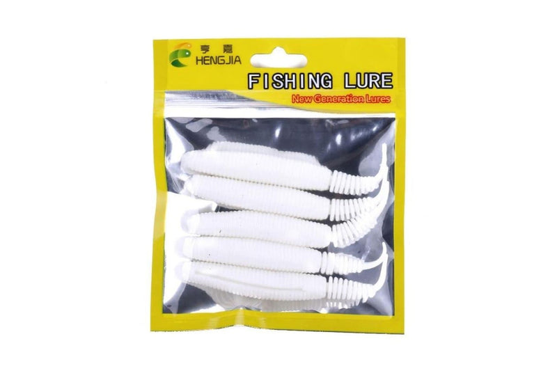 Pack Of 5 Hengjia So109 Spaghetti Worm Soft Bait Lures 10cm 7g Colour 1