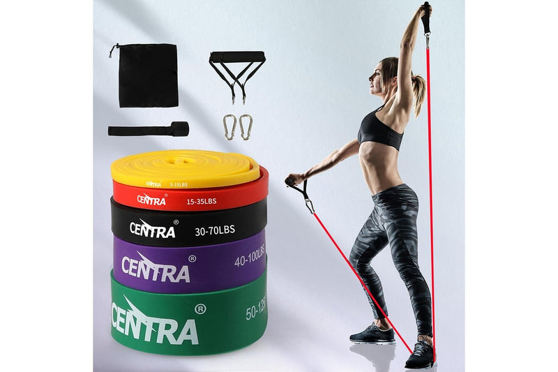 Centra Resistance Bands Heavy Duty Pull up Fitness Loop Strength Gym Exercise