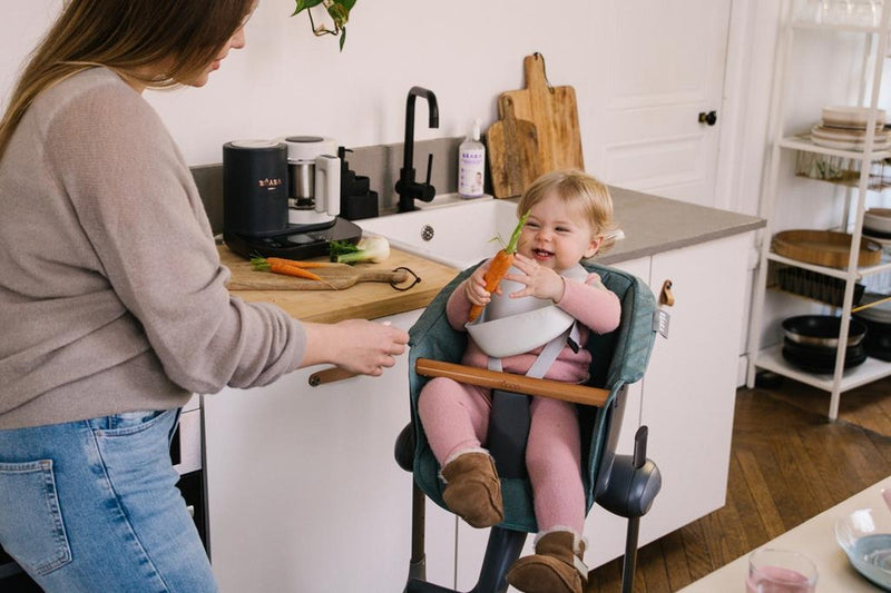 Beaba: Up & Down High Chair Seat Cushion - Laurier