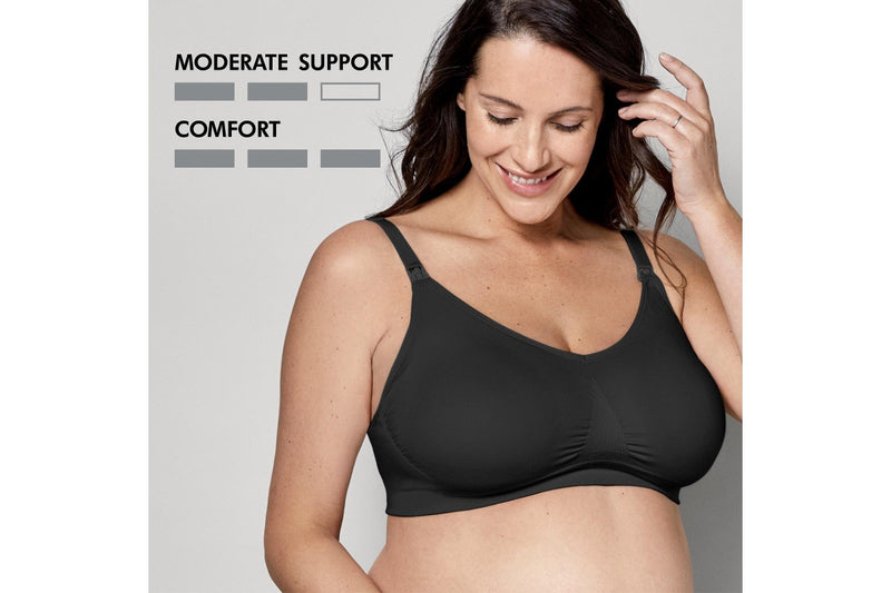 Medela: Keep Cool Ultra Maternity/Nursing Bra - Black (Medium)