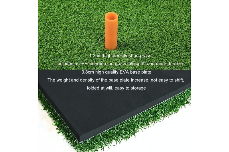 3 In 1 Golf Striking Hitting Resistant Practice Pad Indoor Mini Swing Chipping Hitting Mat