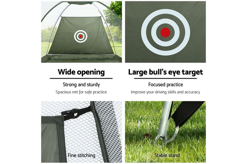 3m Golf Practice Net Portable Driving Training Aid Indoor Outdoor