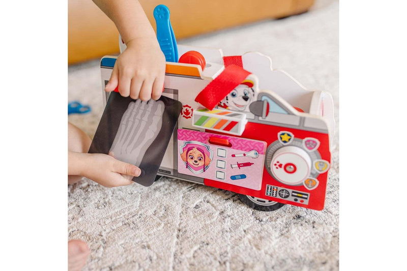 Melissa & Doug: Paw Patrol - Marshall's Wooden Rescue Caddy