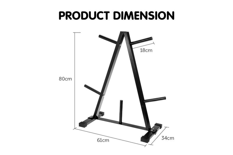 Powertrain Weight Plates Storage Home Gym Rack