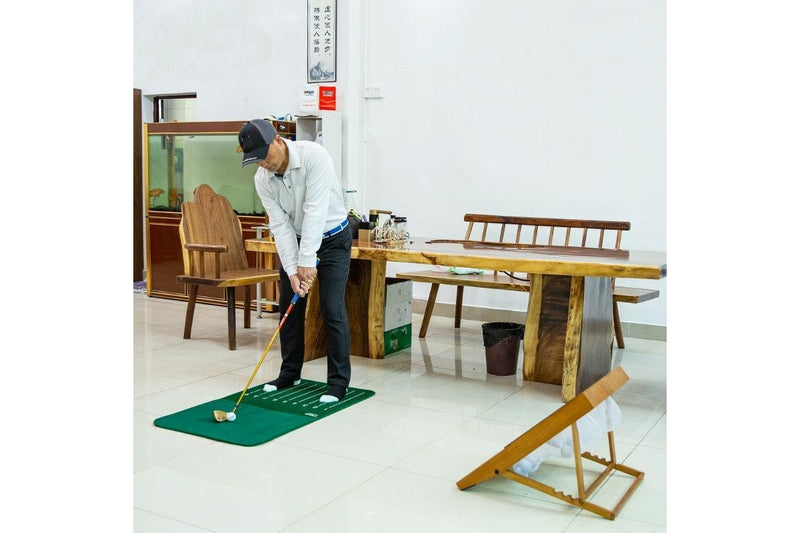 Djd037 Golf Chipping Test Practice Mat Show Ball Trajectory Indoor Trainer