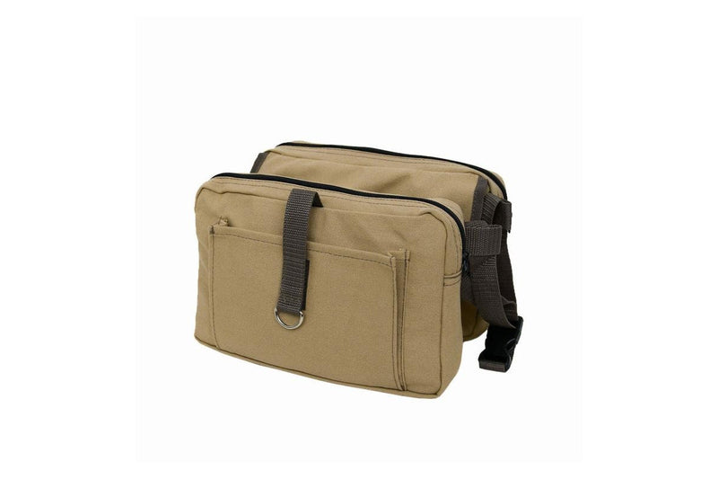 PETSWOL Dog Saddle Storage Bag - Khaki