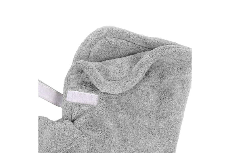 Petswol: Quick Drying Pet Bathrobe - Grey (S)