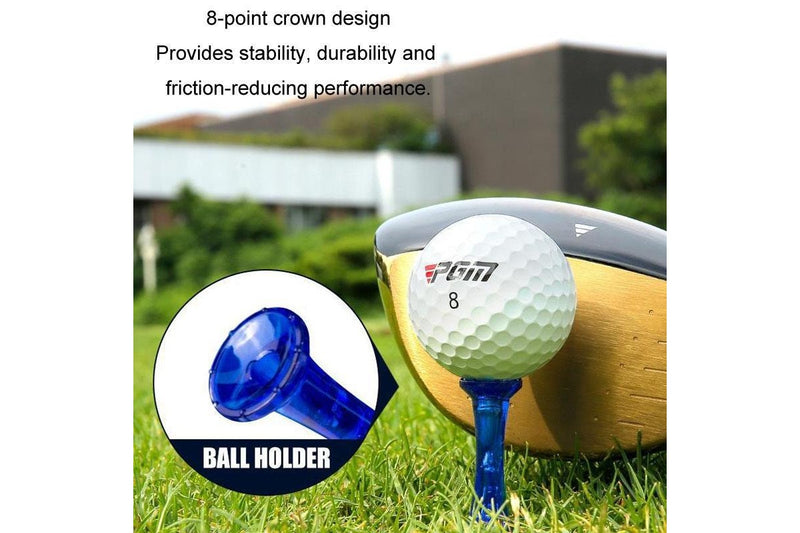 20Pcs /Box Qt024 Golf Ball Tee Competition Ball Studs 8 Point Crown Tip Durable Anti-Hitting