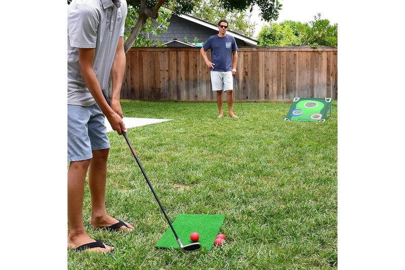 Portable Golf Cornhole Chipping Game Set Golf Ball Target Net Golf Training Accessories