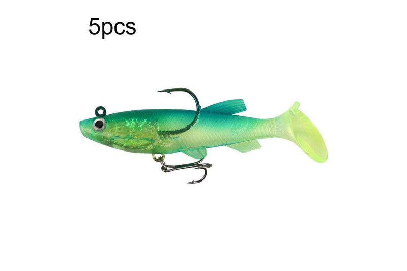 5 Roadrunner Soft Luminous Leadhead Lures