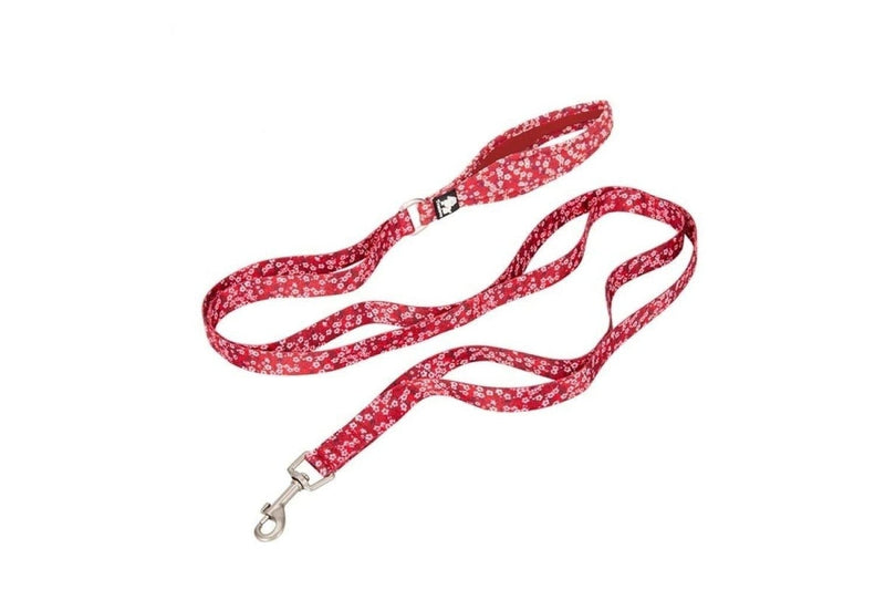 Floral Design Padded Handle Pet Leash