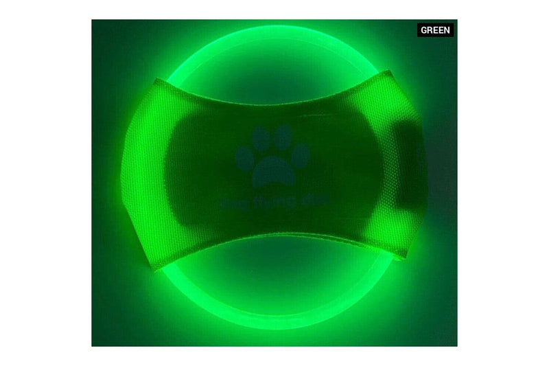 Glow In The Dark Dog Flying Disc Durable Rechargeable And Safe