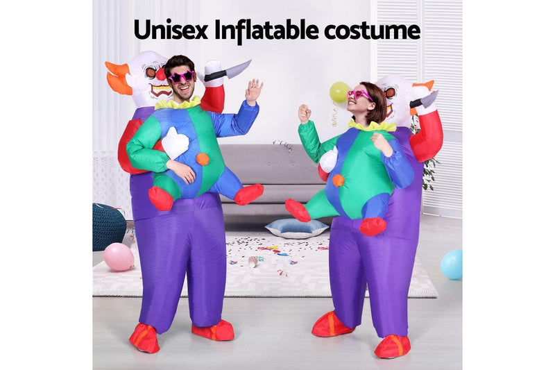 Inflatable Clown Costume Adult Suit Halloween Cosplay