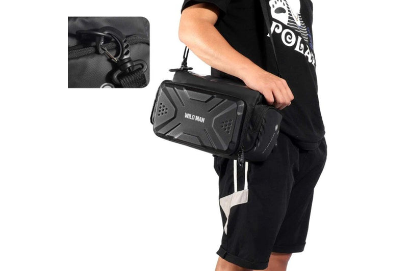 4L Rainproof Bike Handlebar Storage Bag with Touch Screen Strap Use for MTB