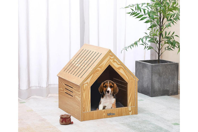 Zoomies Small Modern Pet House Natural