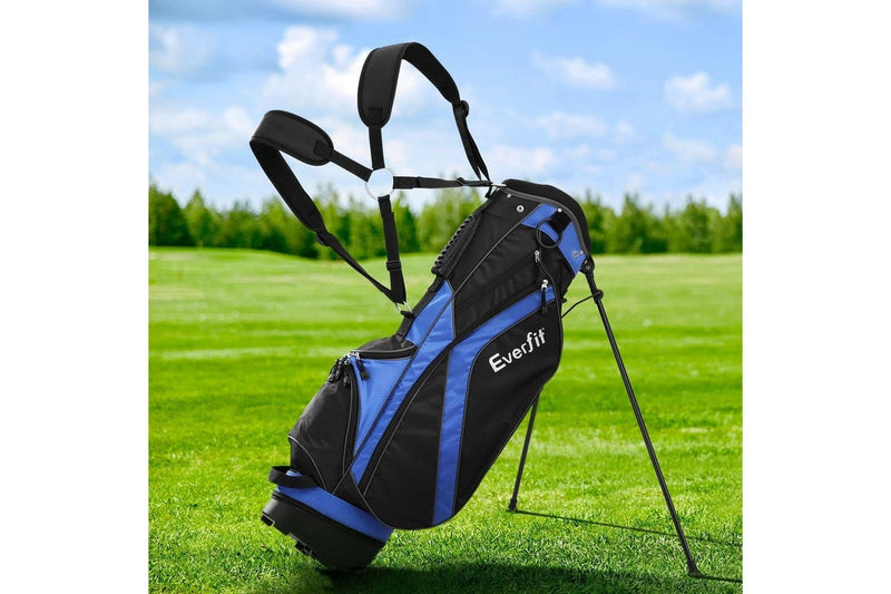 6 Way Dividers Golf Bag Stand Insulated Carry Bag Zippered Rain Cover