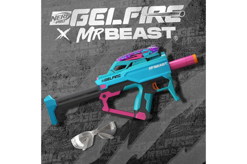 Nerf Pro: Gelfire X MrBeast - Motorized Blaster