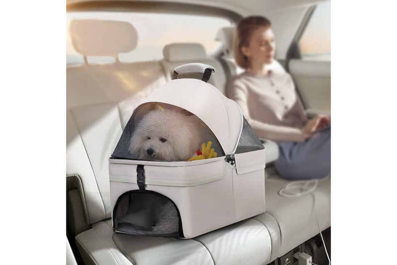 ZOOMIES 3-in-1 Foldable Pet Stroller - Grey