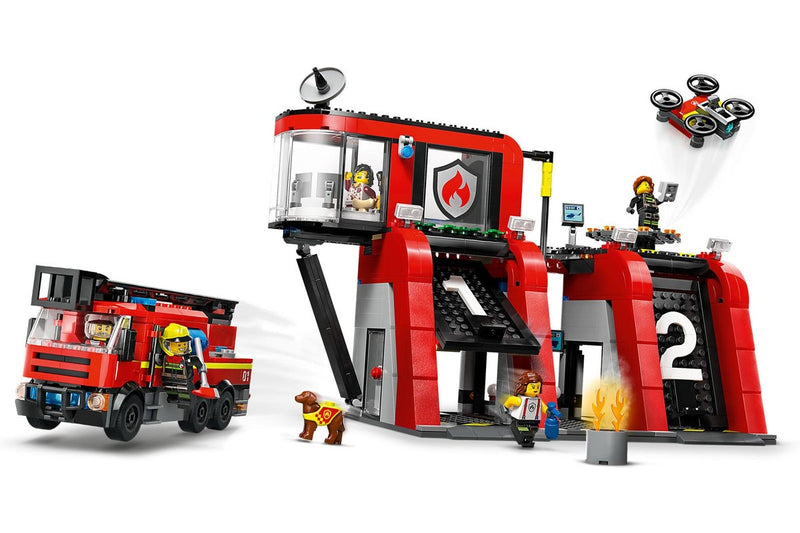 LEGO City: Fire Station with Fire Truck - (60414)