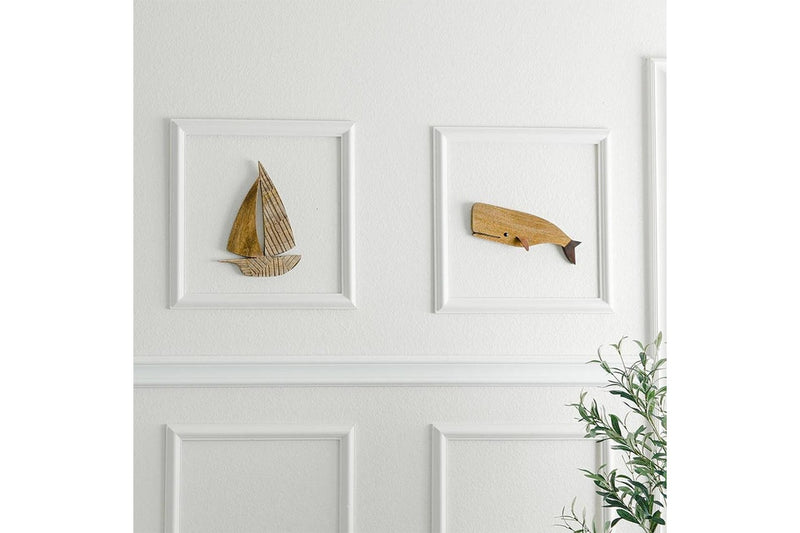 Crane Baby: Wooden Wall Decor Set - Caspian Sea (3 Piece Set)