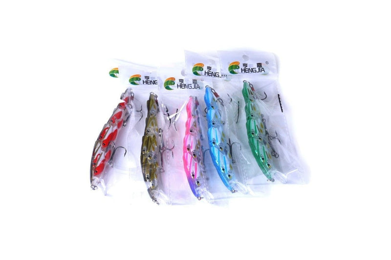 11.5cm 15.7g Crank Lure With Feather Hook For Sea Fishing