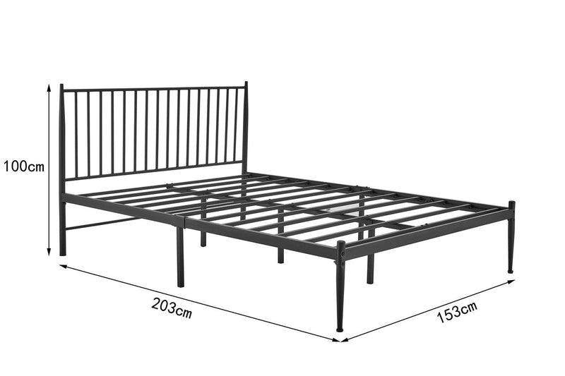 Shangri-La: Dallas Bed Frame - Black (Queen)