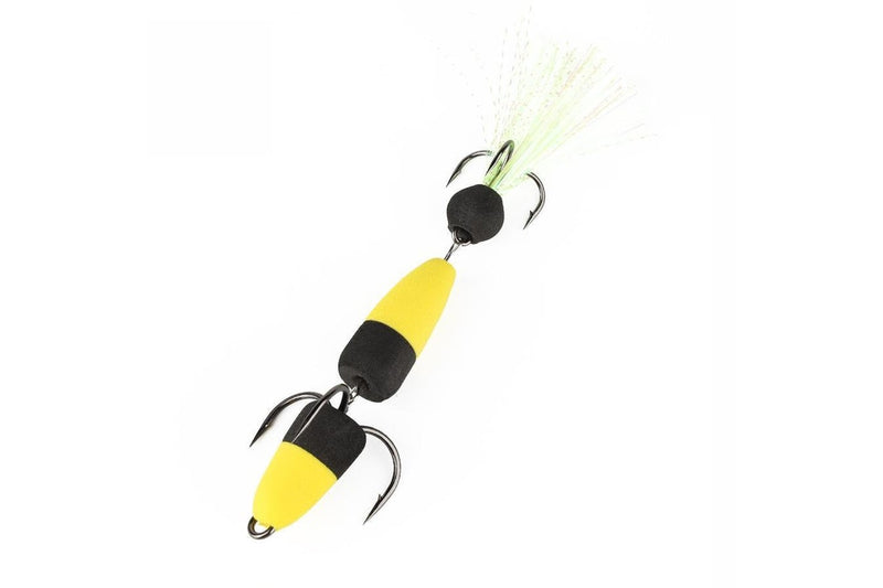 Soft Worm Bait with Foam Hook and Three Anchor Hook Size M