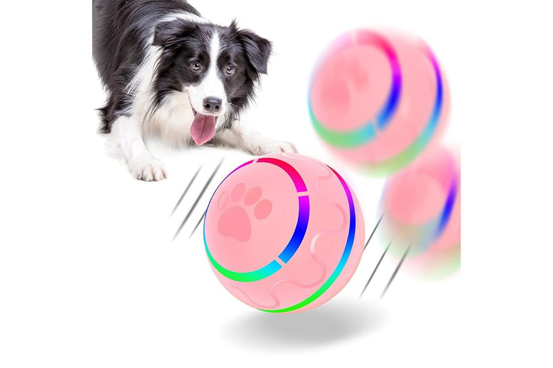 PETSWOL Automatic Rolling Pet Ball - Pink