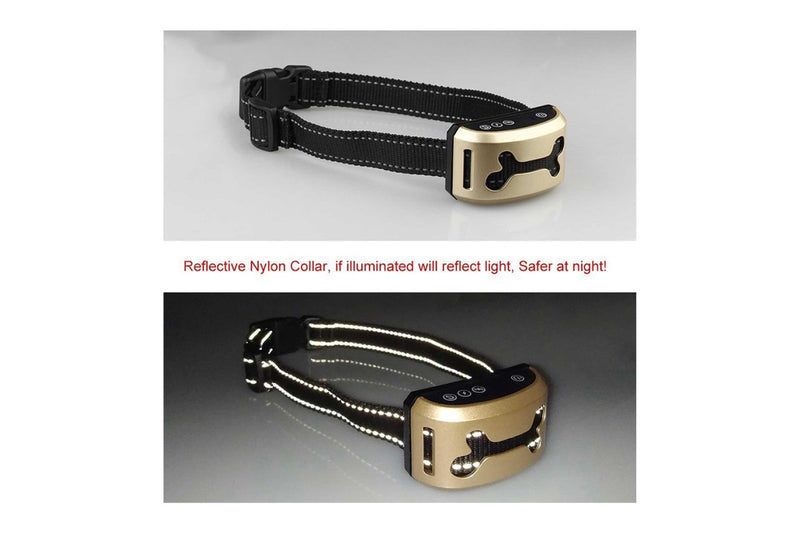 Dog Bark Collar - Sound and Vibration Automatic USB Rechargeable Training Device