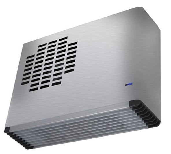 Weiss Wall Mounted Fan Heater Stainless Steel