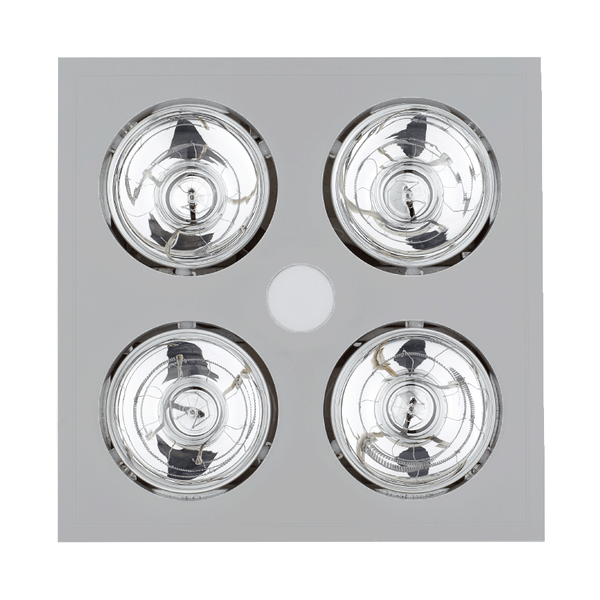 TDX 3 in 1 Bathroom Exhaust Fan 370mm - Square