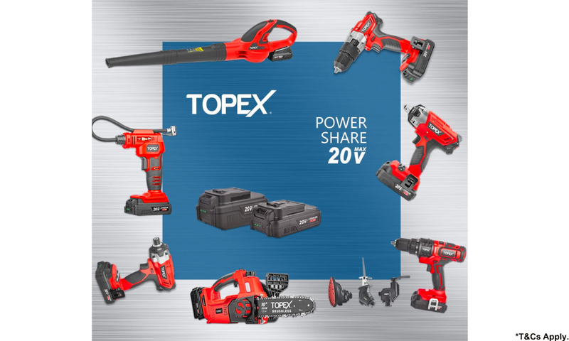 TOPEX 20V 4 IN1 Power Tool Kit