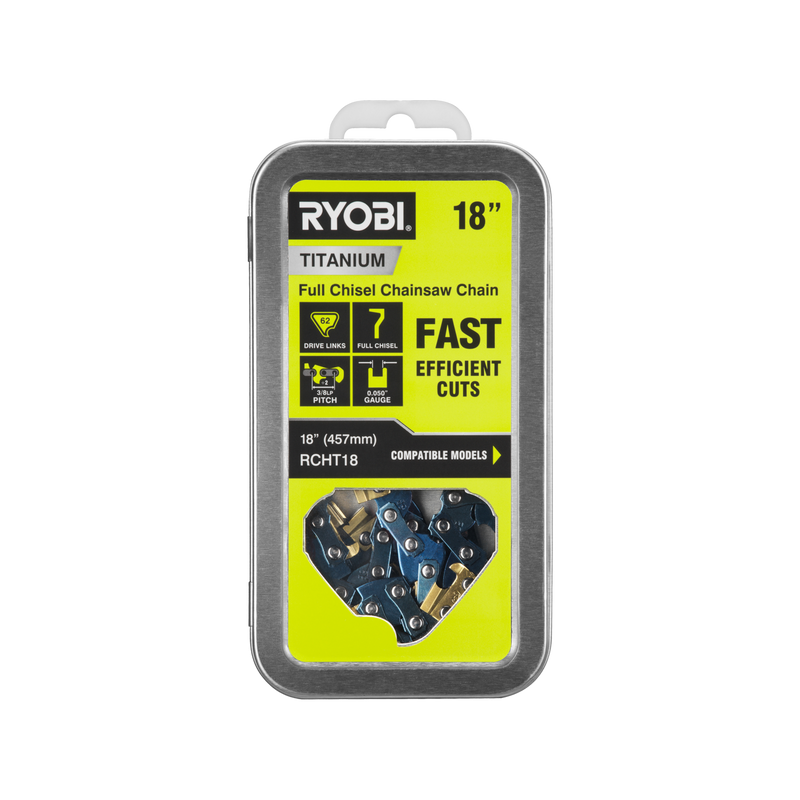Ryobi 18” Titanium Chainsaw Chain
