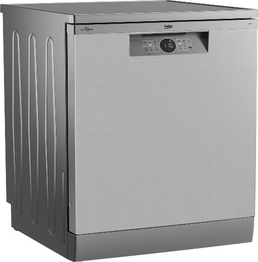 Beko 14 Place Setting Silver Freestanding Dishwasher BDFB1420X