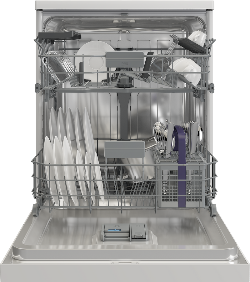 Beko 14 Place Setting White Freestanding Dishwasher BDFB1420W